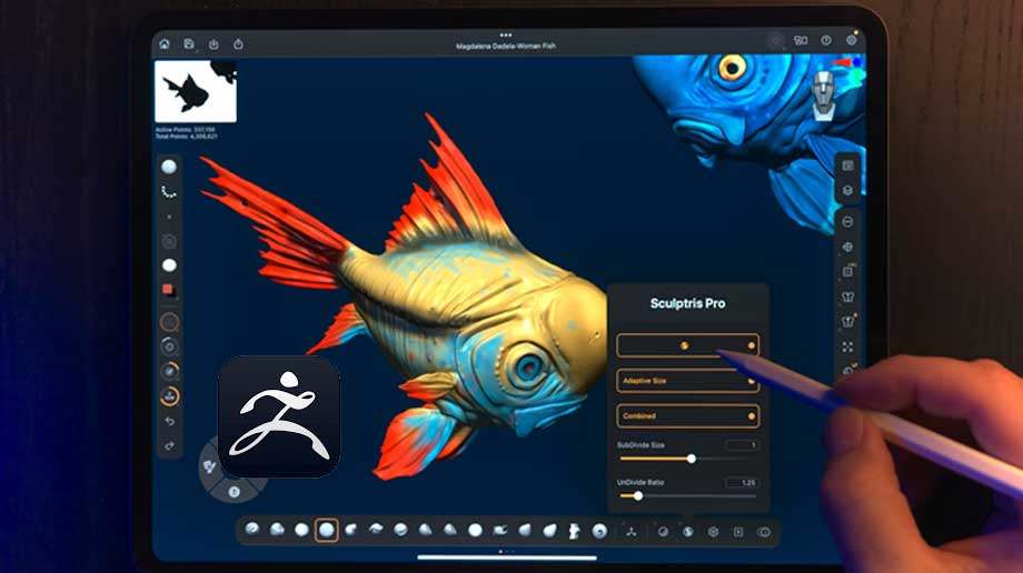 ZBrush for iPad - Portable 3D Power Tool - StreamCatcherSociety