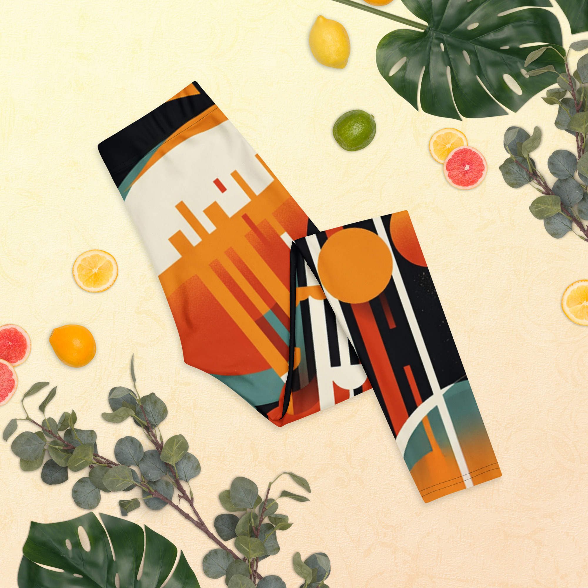 Abstract Art Leggings All Over Print - Image 8