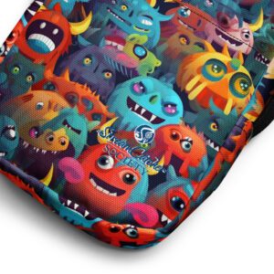 Cartoon Monsters Crossbody Bag