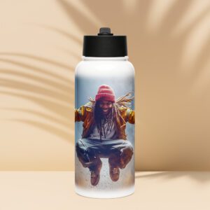 Jump! Stainless Steel Water Bottle Straw Lid