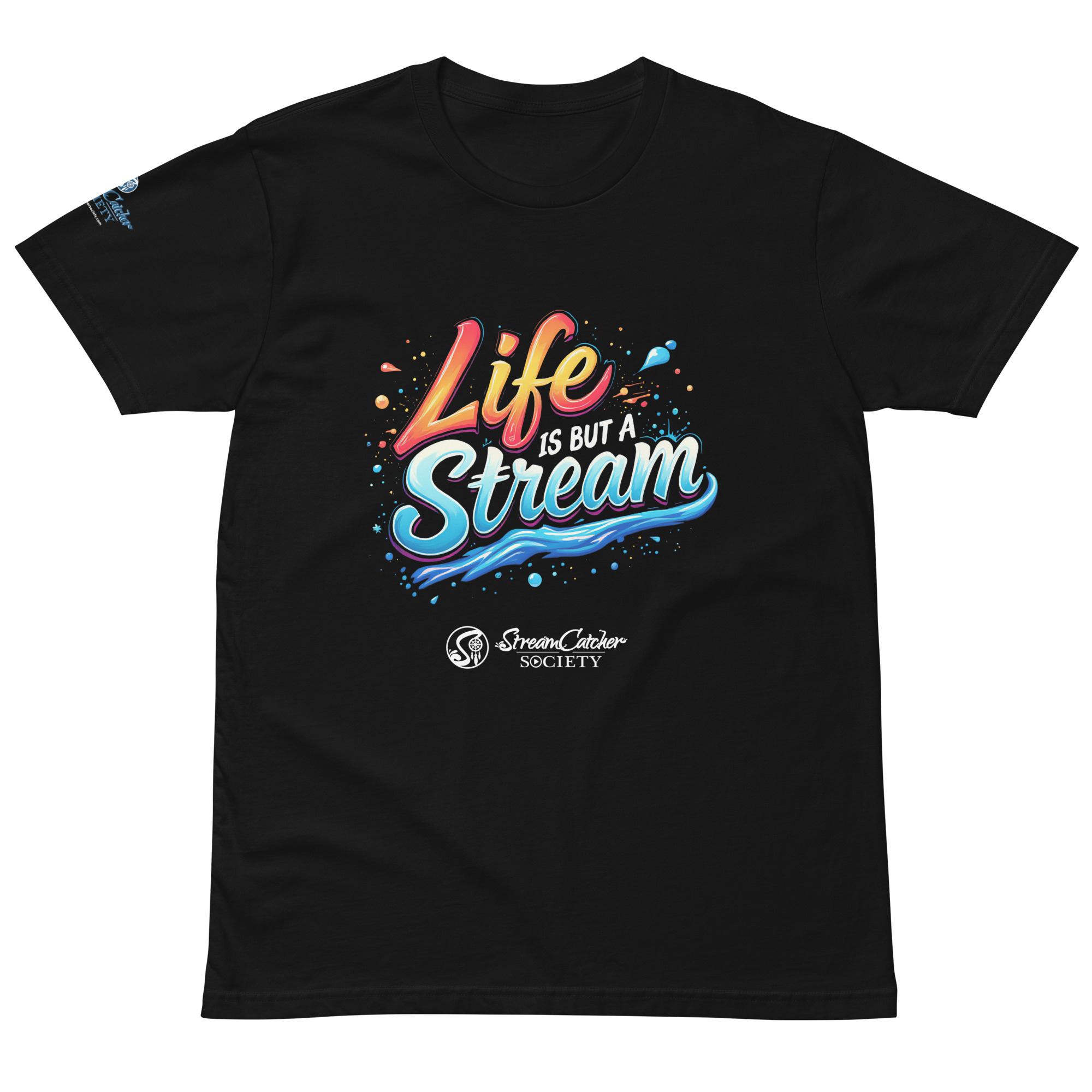 Life Is But A Stream Premium Tee - Image 2